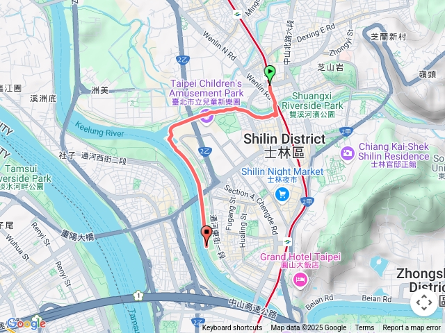 芝山捷運站－百齡河濱橄欖球場