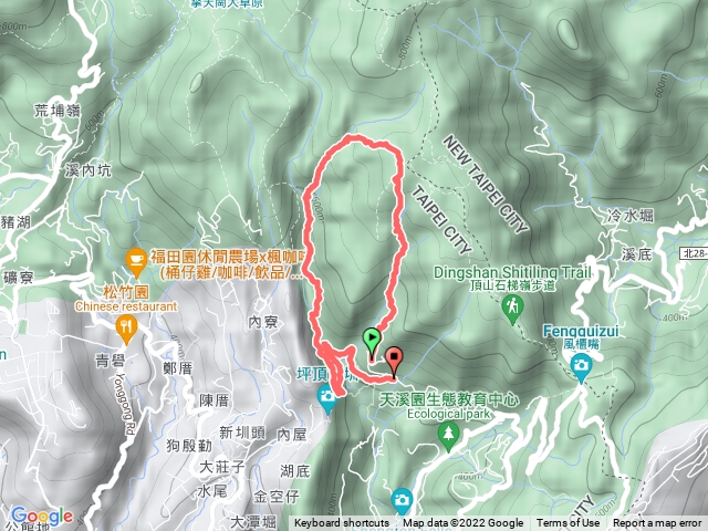 荷蘭古道-內雙溪古道平頂古圳