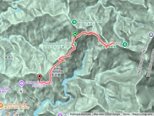 北大武舊登山口