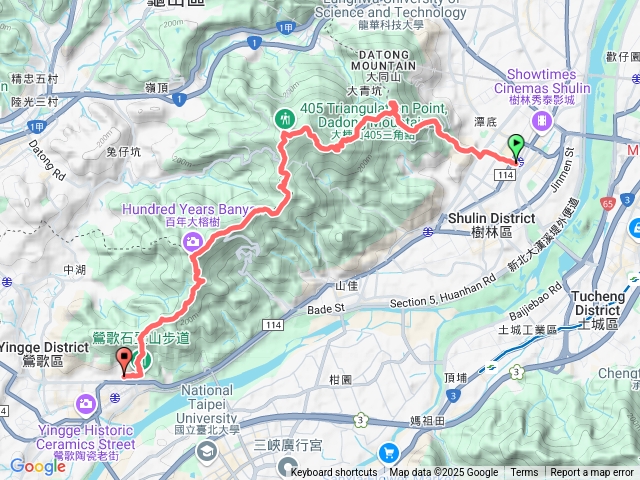 20250118 樹鶯縱走(樹林-大同山-青龍嶺-大棟山-石灰坑山-鶯歌百年大榕樹-鶯歌石-鶯歌)