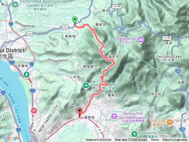 宗2026-02樂二天元宮向天池山清天宮復興崗.gpx預覽圖