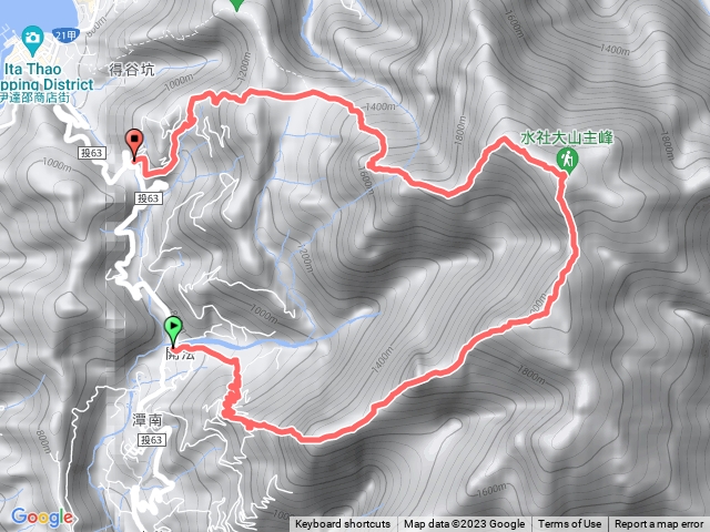 2023/06/24 水社大山主峰-潭南線