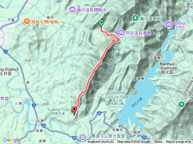 龜丹鐵谷山宮走糖子恩山下鈺鼎步道出天艷宮