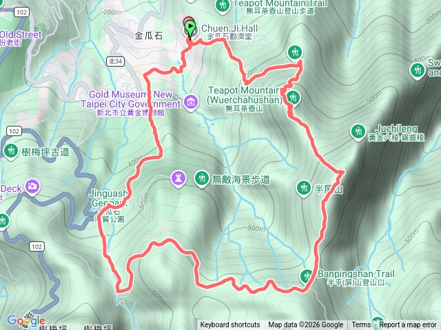 茶壺山半屏山O型