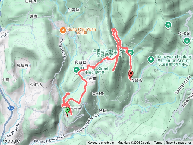 小19半嶺公車站-儷人瀑布-鵝尾山-溪和宮預覽圖