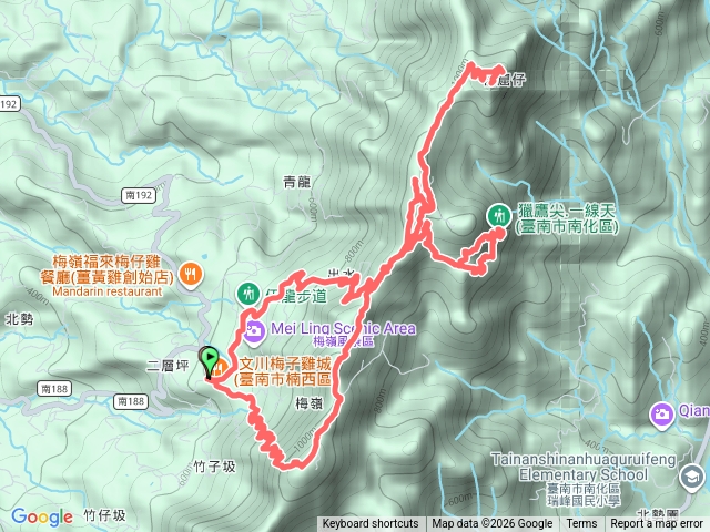 竹子尖山+獵鷹尖一線天+難山+碧峰預覽圖