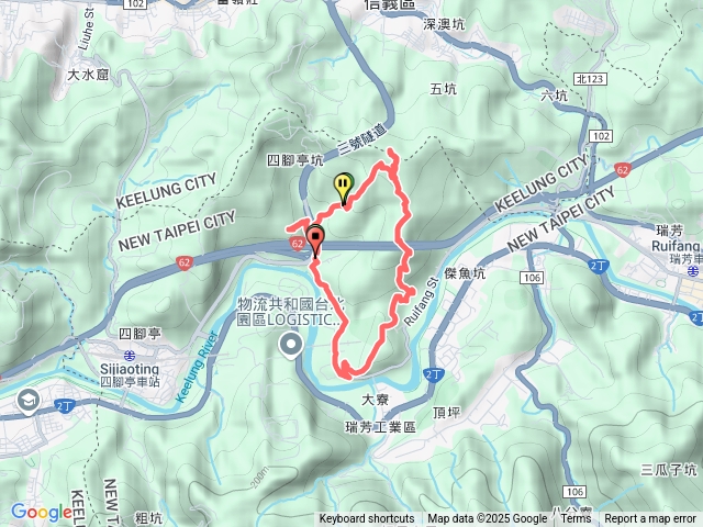 四腳亭坑山、深澳坑砲台山、顏家古厝