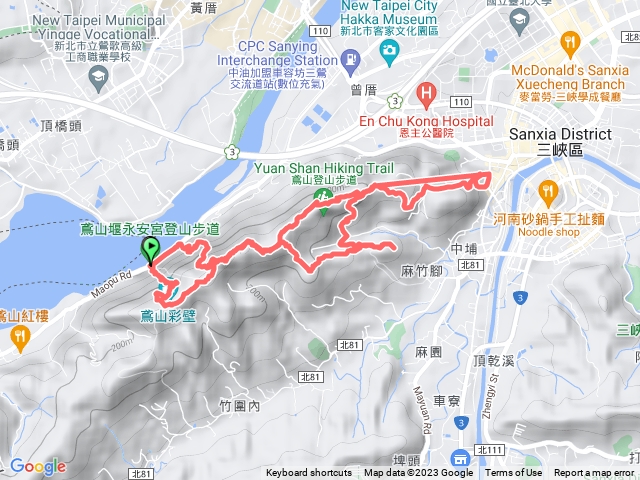 鳶山（永安宮-三峽老街）