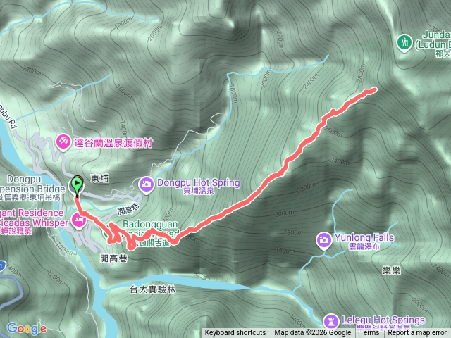 南投▶️東埔吊橋▶️郡大山百岳#061（ 原路折返）預覽圖