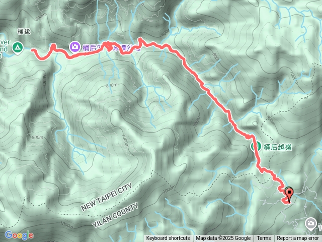 桶後越嶺古道礁溪端原路去回