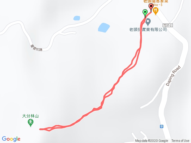 一等三角點大分林山