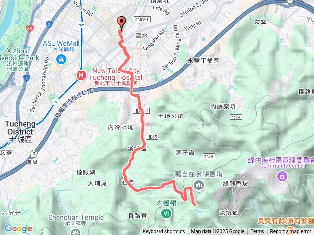 土城山中湖(跑步團練)