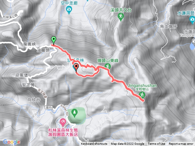 留龍頭-頭嶺山-金柑樹山-忘憂森林