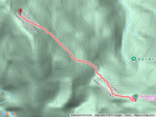 成功2號回奇萊登山口