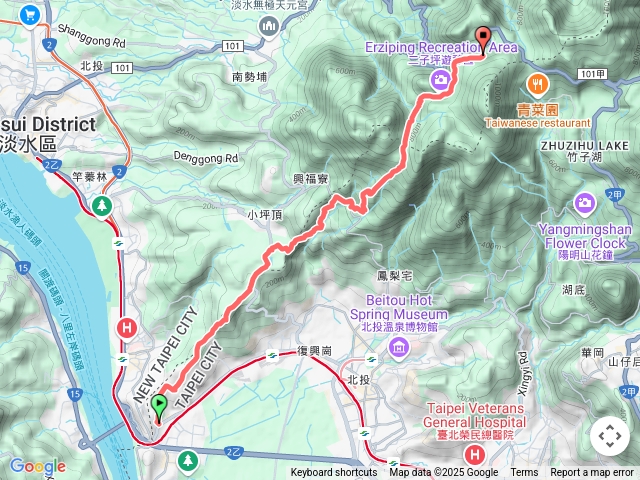 【任務二】2025臺北大縱走第一段：關渡至二子坪20250530074114