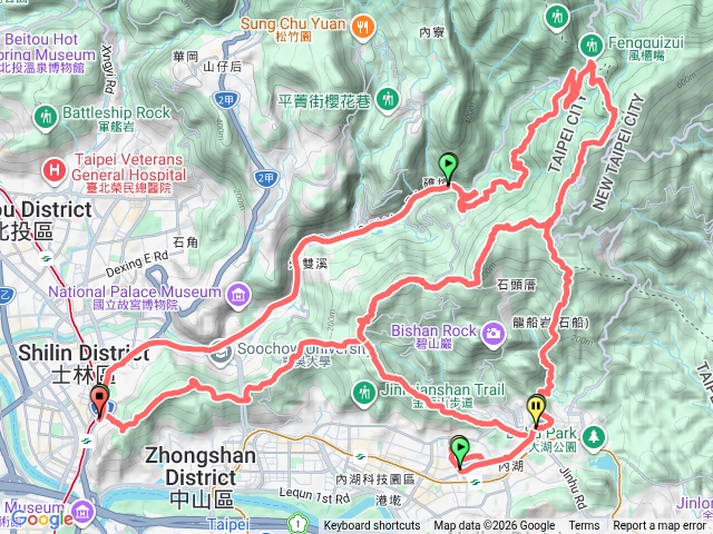 內湖雙心項鍊縱走