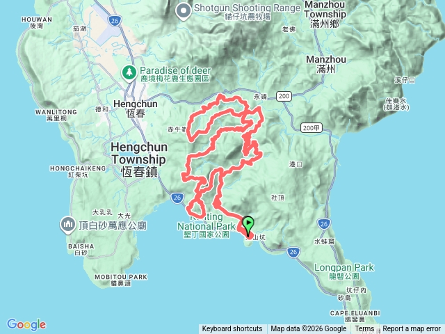 UTMB墾丁50K預覽圖