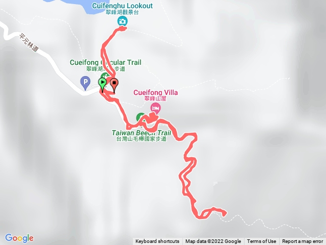 翠峰湖、台灣山毛櫸步道