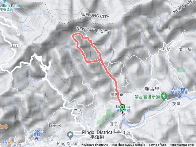 嶺腳站-柴橋坑山-姜南山-尪仔石坑山-嶺腳站