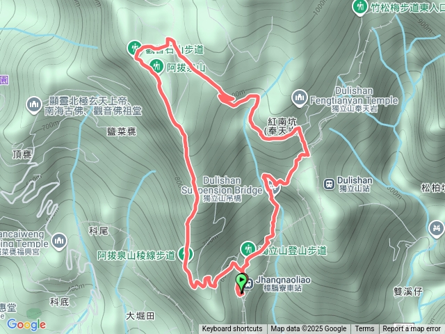 阿拔泉稜線步道o繞獨立山步道預覽圖