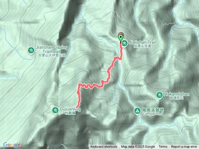 加里山直上直下
