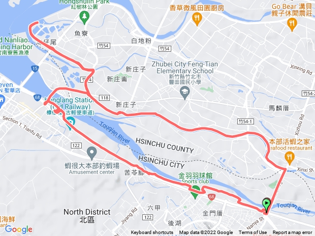環豆仔埔溪與頭前溪