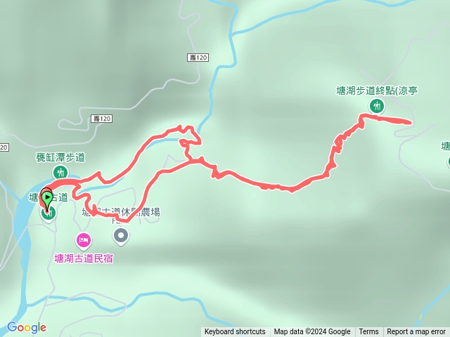 塘湖古道走甕缸潭瀑布步道健行路況良好