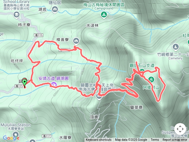 雲嘉連峰新路線：安靖古道+鹹菜甕步道上阿拔泉山、觀音石山