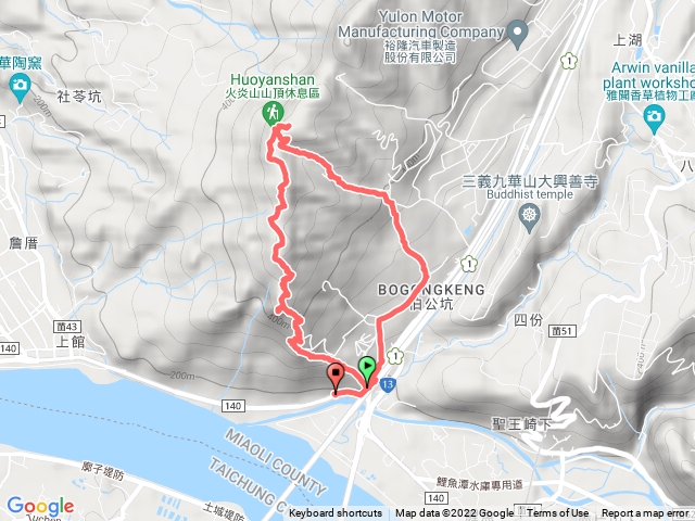 火炎山南鞍環線