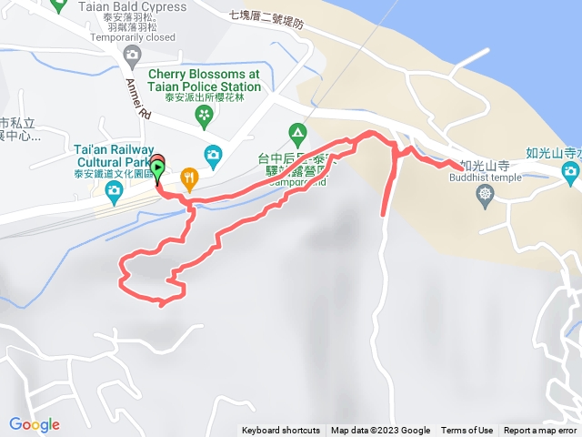 后里泰安登山步道（加光山寺、池山林）