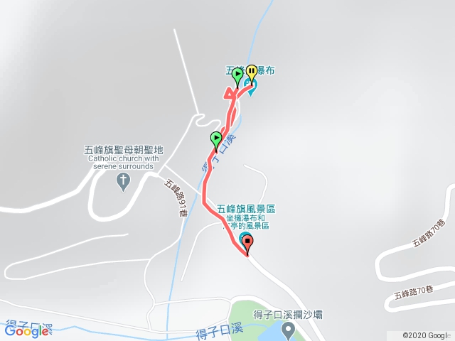 宜蘭五峰旗瀑布