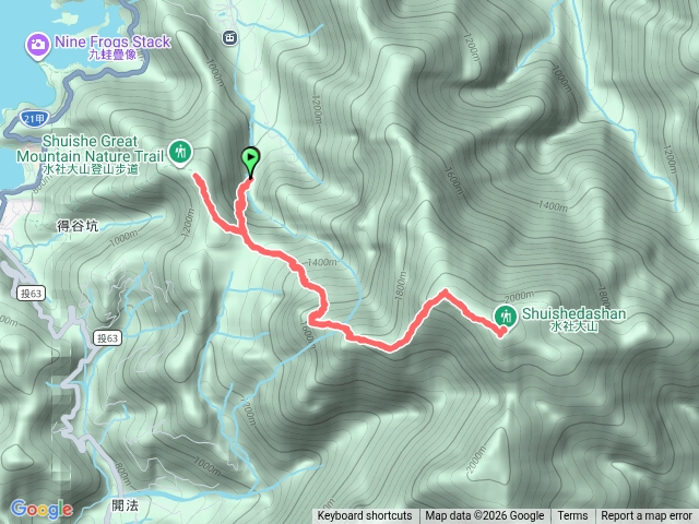 水社大山步道(白石土地公廟起登)預覽圖