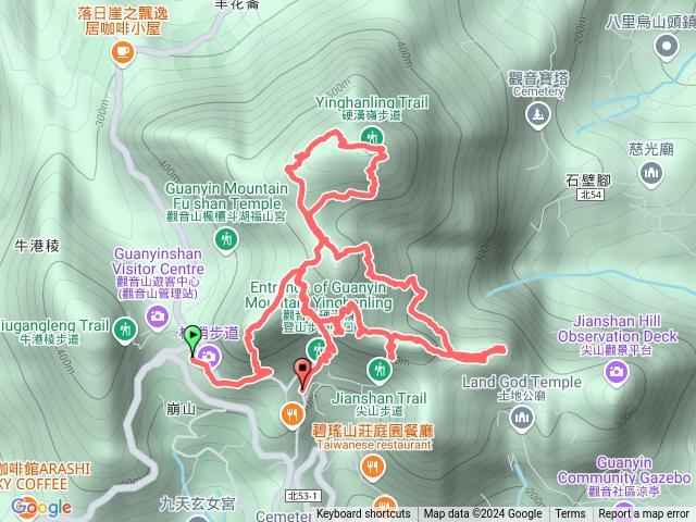 觀音山16峰連走