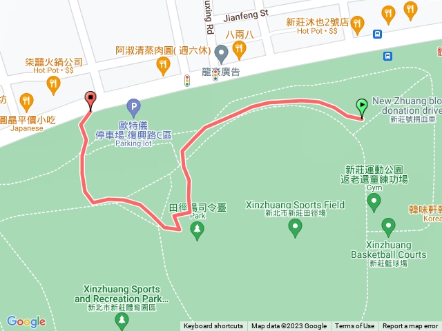 新莊體育場周邊路線