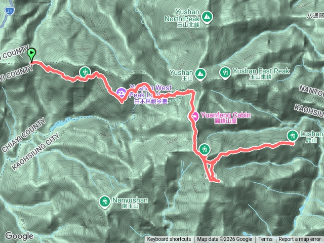 南峰，鹿山，東小南預覽圖