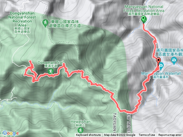 東滿步道- 滿月圓到親子峰來回