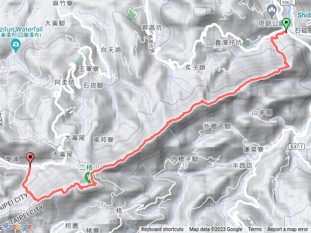 筆架山捷徑連峰