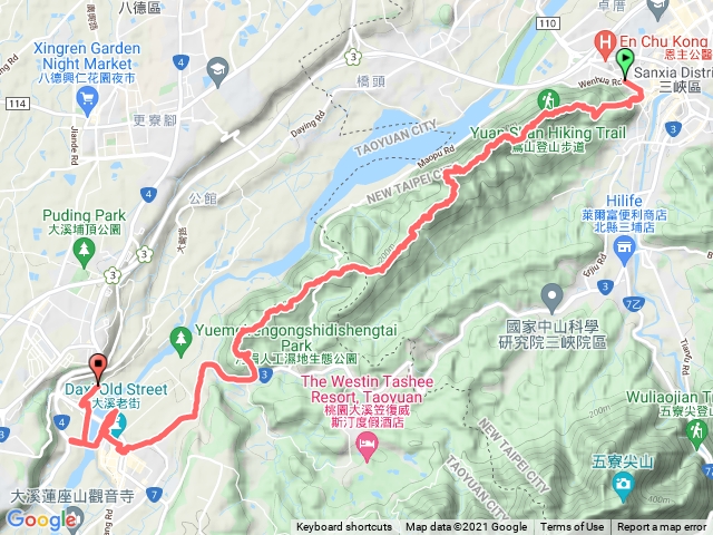 三峽鳶山大縱走