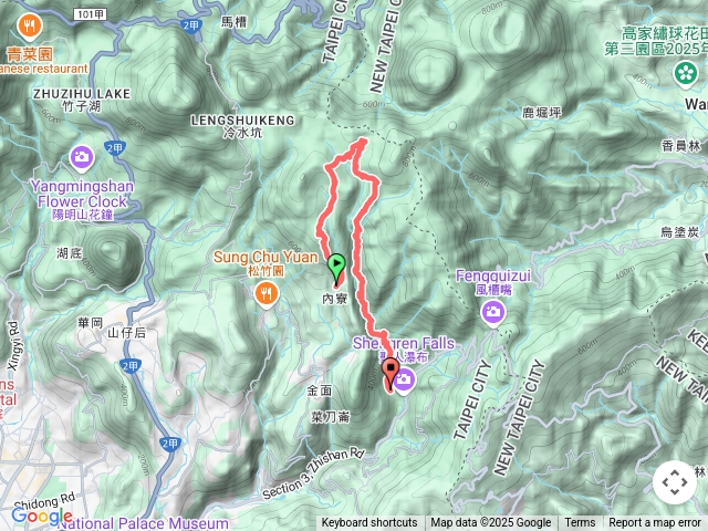 2025-06-08 內寮古道連走内雙溪古道─內寮崙→竹篙山南峰→瑪礁古道→竹篙山東北峰→後湖底溪古道→後湖底山→石溪山→登峰圳步道