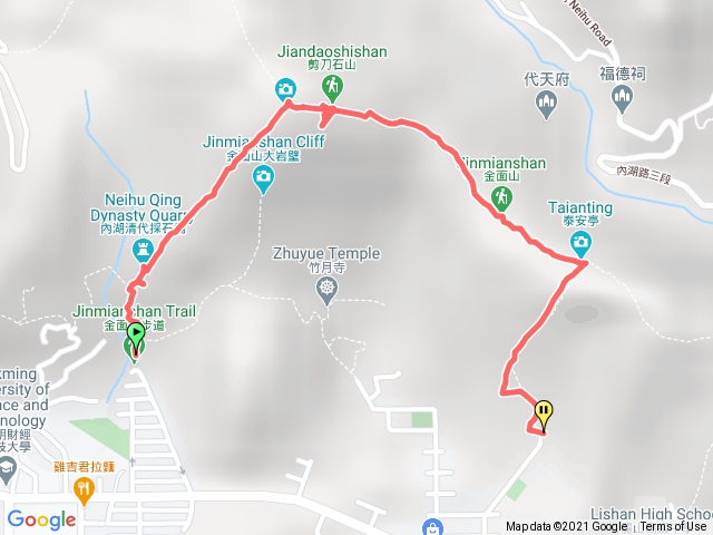 臨時起意金面山