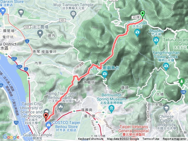 2021年臺北大縱走：尋寶任務臺北大縱走第一段：關渡至二子坪20221011161736