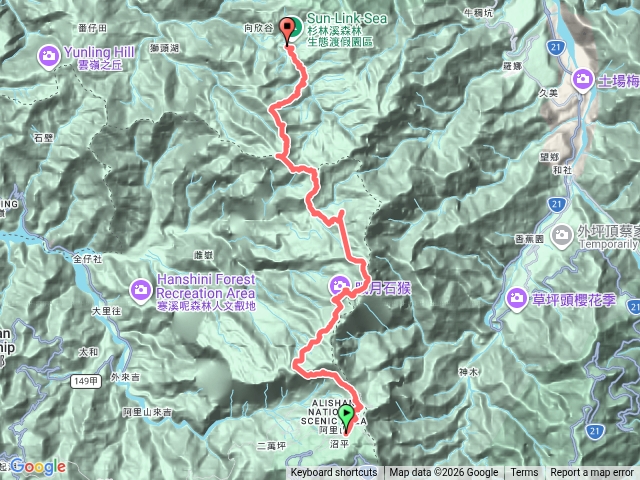 阿溪縱走預覽圖