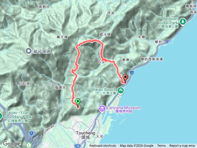 2026/07/22大修宮-礁水坑山-太和山-外澳車站預覽圖