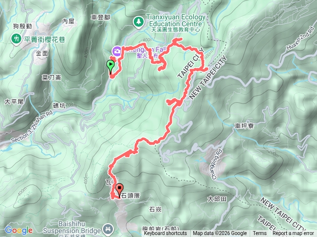 20260425聖人瀑布串連梅花山群峰踏查