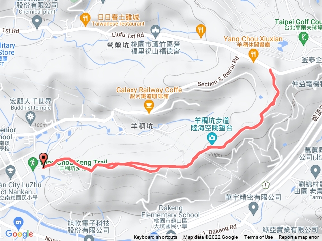 20220724 蘆竹羊稠坑步道來回