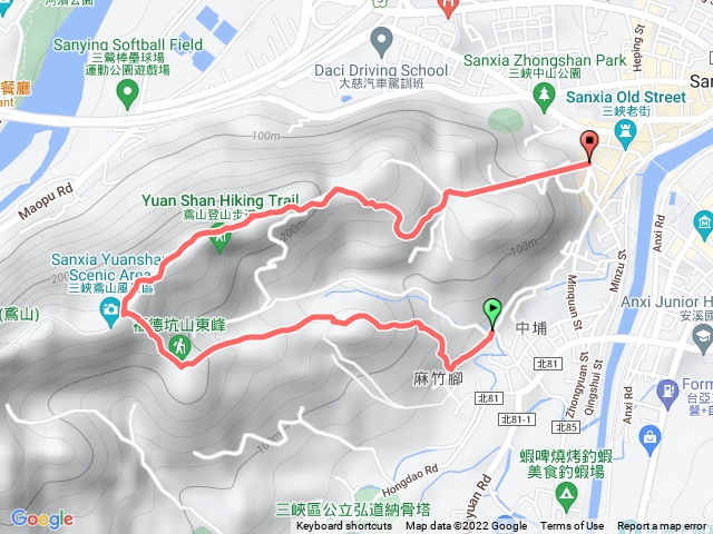 鳶尾山至鳶山東峰