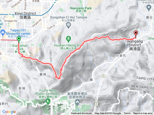 象山·拇指山·九五峰·中華科大