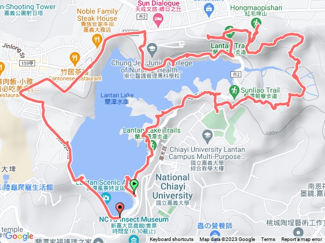 蘭潭後山步道、紅毛埤山