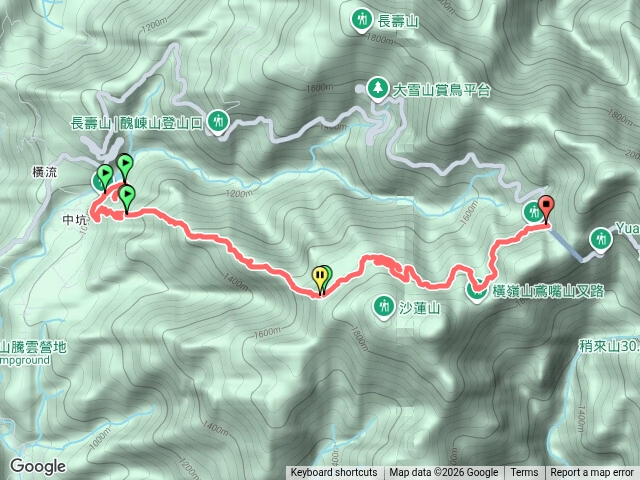 橫嶺山步道預覽圖