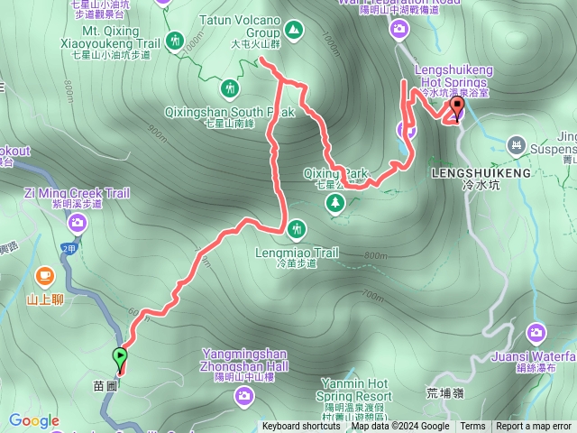 苗圃、七星山主峰、冷水坑預覽圖